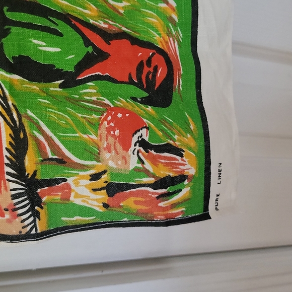 VINTAGE IRISH COFFEE LINEN TAPESTRY "LINENHALL" - Picture 2 of 7